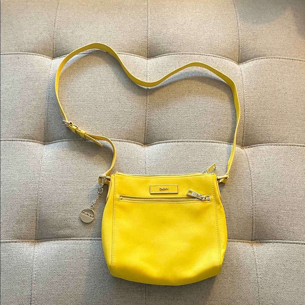 DKNY Bright Yellow Crossbody Bag